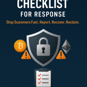 Crypto Scam Checklist for Response